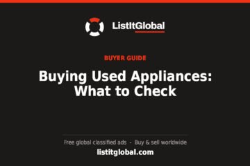 Buying Used Appliances: What to Check