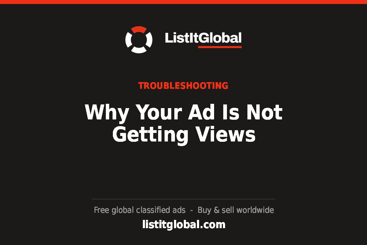 Why Your Ad Is Not Getting Views