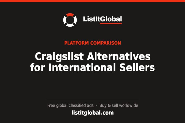 Craigslist Alternatives for International Sellers