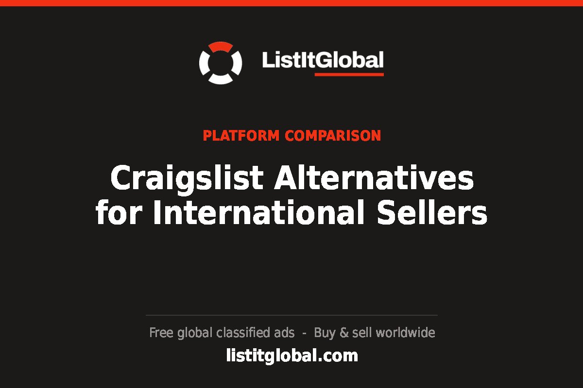 Craigslist Alternatives for International Sellers