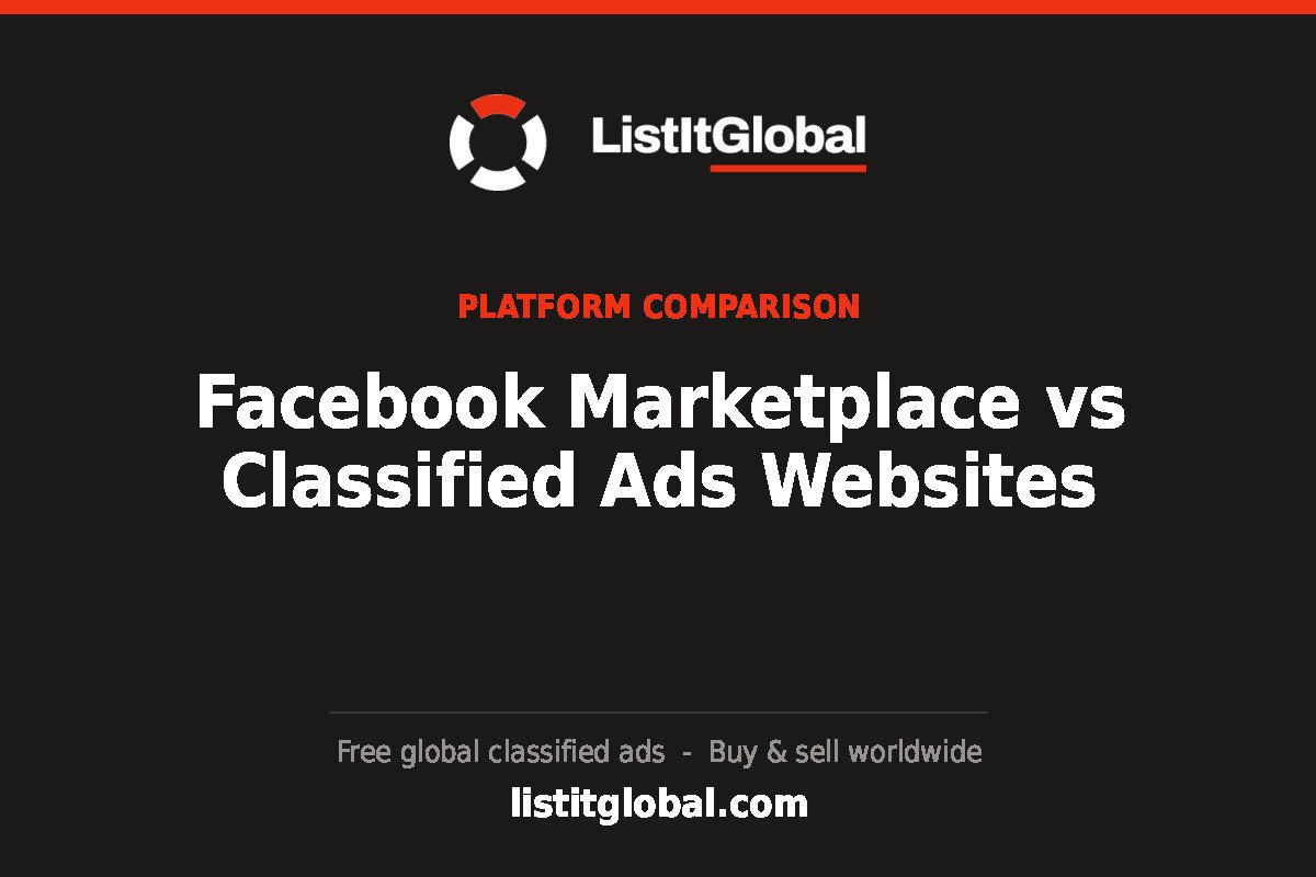 Facebook Marketplace vs Classified Ads Websites