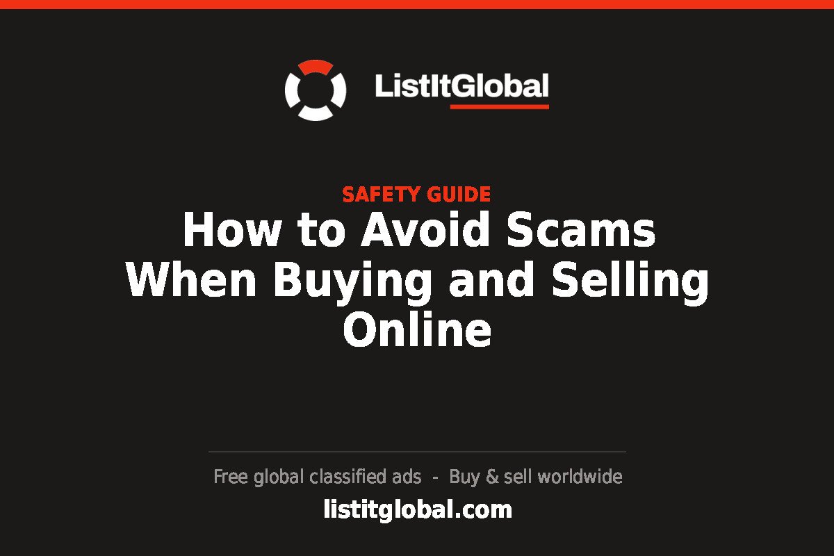 How to Avoid Scams When Buying and Selling Online