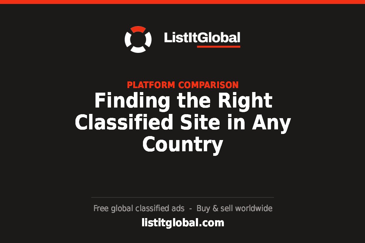 Finding the Right Classified Site in Any Country