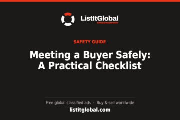 Meeting a Buyer Safely: A Practical Checklist