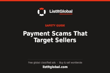 Payment Scams That Target Sellers