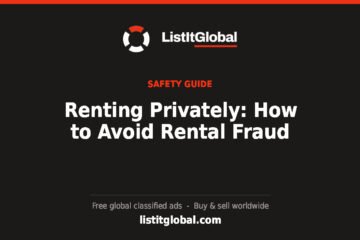 Renting Privately: How to Avoid Rental Fraud