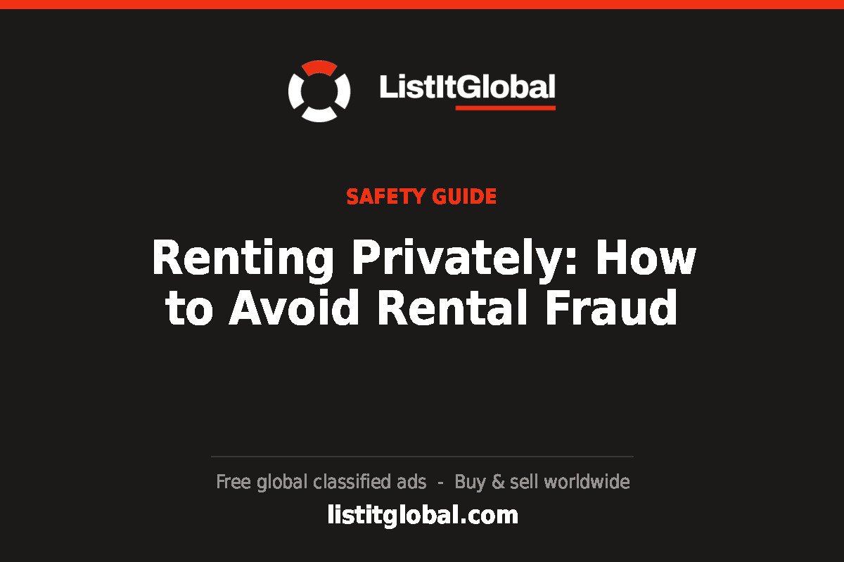 Renting Privately: How to Avoid Rental Fraud