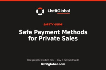 Safe Payment Methods for Private Sales