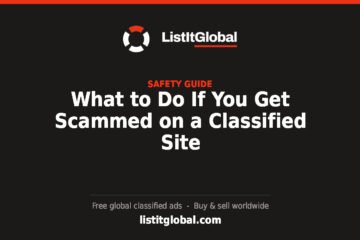What to Do If You Get Scammed on a Classified Site