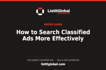 How to Search Classified Ads More Effectively