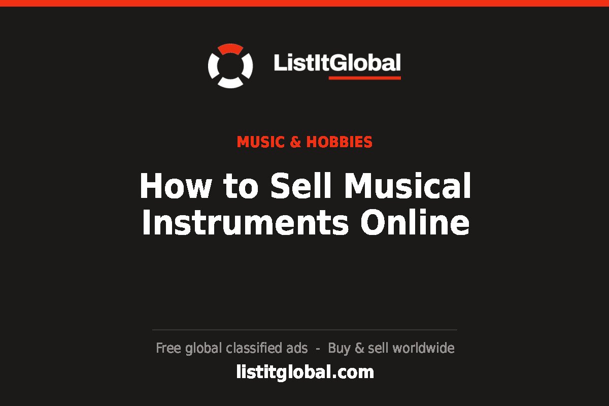 How to Sell Musical Instruments Online
